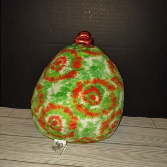 9” KINARA Tye Dye Multicolor ORNAMENT Holiday Christmas Squishmallow Plush Toy - Picture 5 of 7